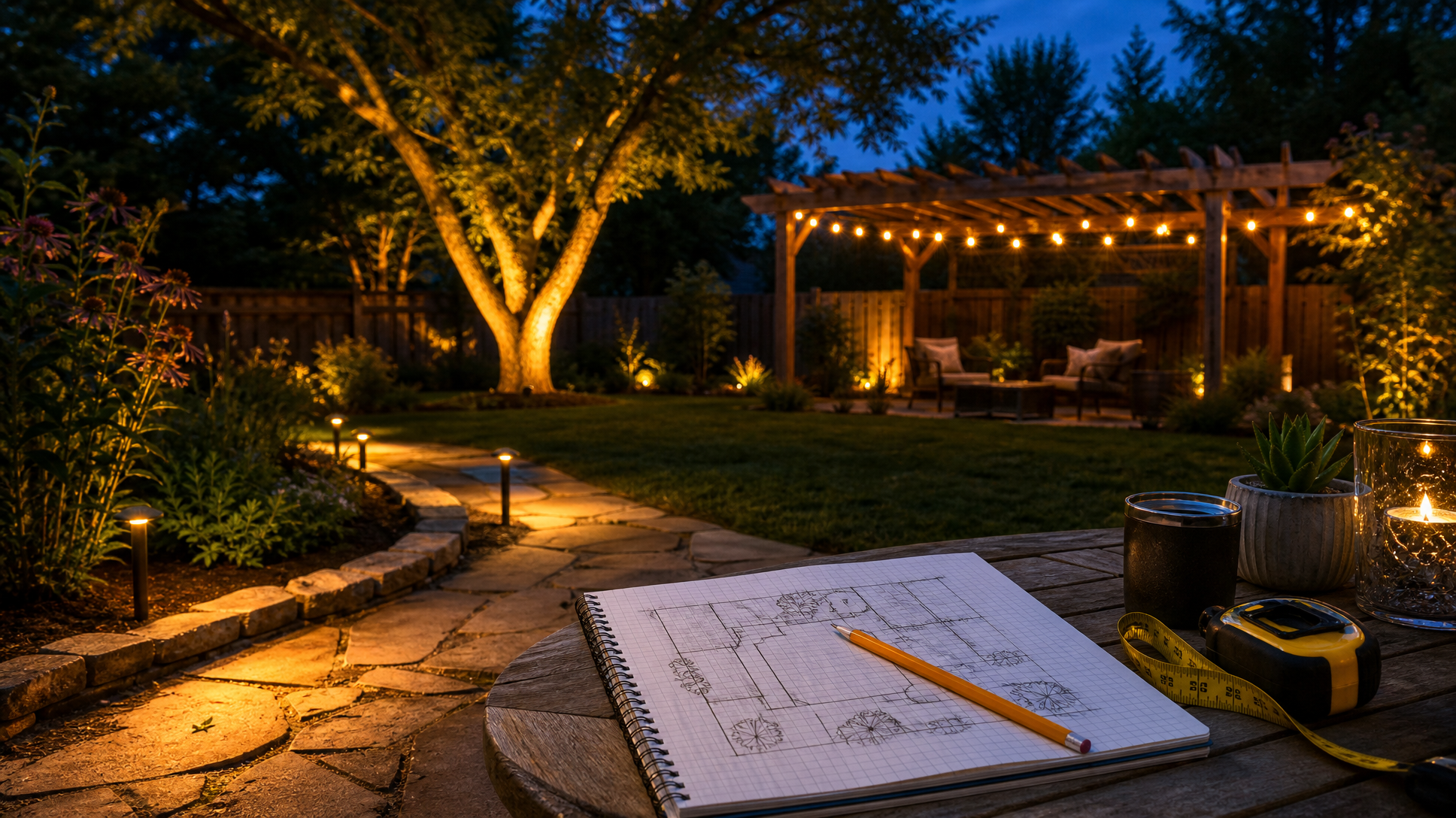 How to Plan Outdoor Landscape Lighting: A DIY Layout Guide That Actually Works