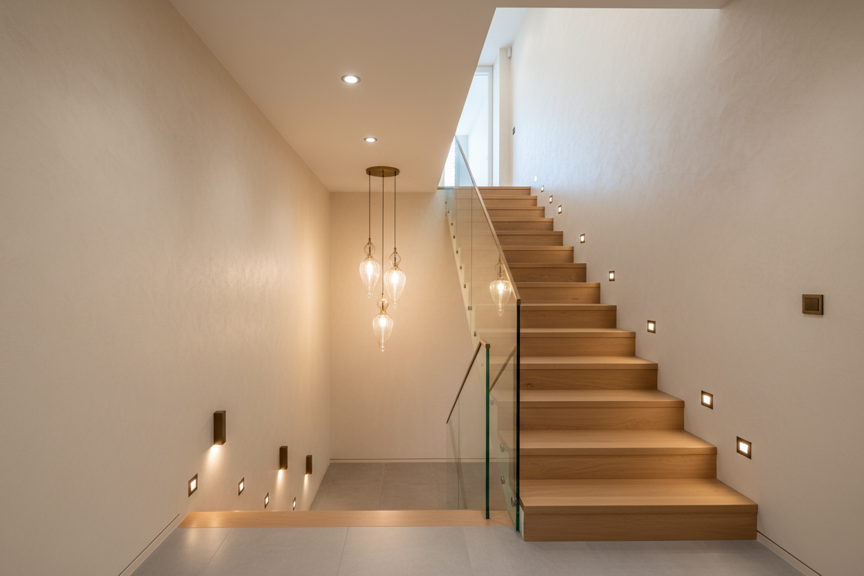 Essential Stairway and Hallway Lighting Design: Safety, Functionality, and Style
