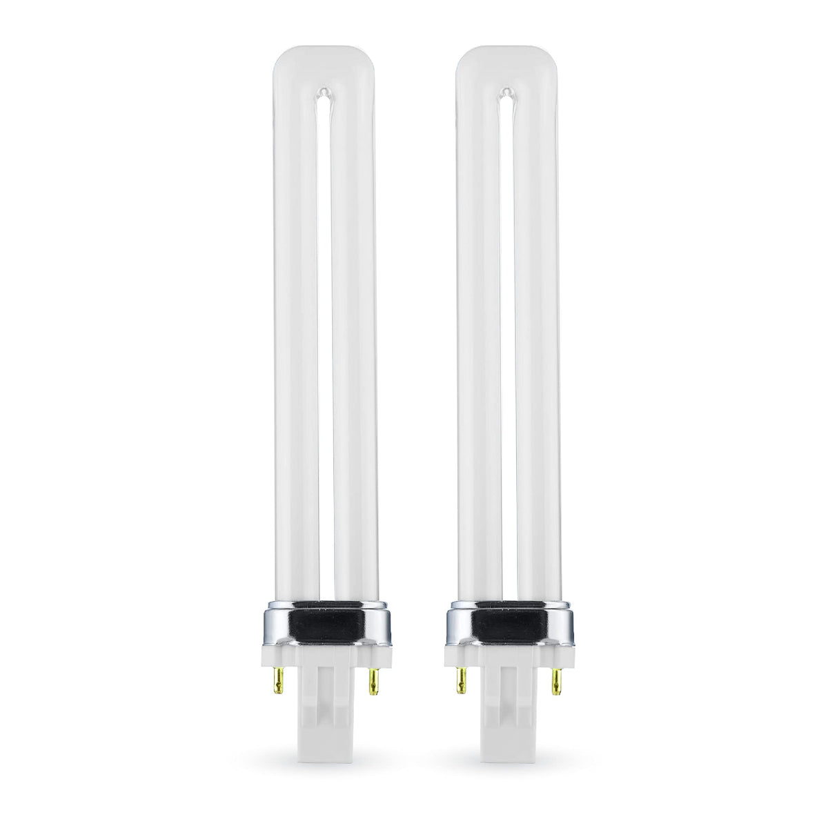 Circle PL-13W 827 CFL Bulb – 13W, 2-Pin GX23, U-Shaped Twin Tube, Warm White 2700K, 6-Pack