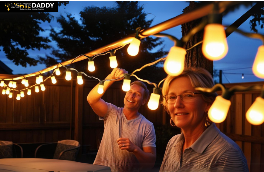 How to Install Outdoor String Lighting