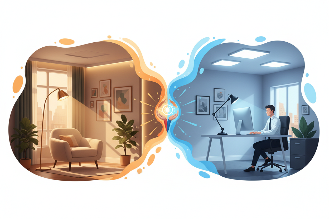 The Impact of Lighting on Mood, Productivity, and Health: Optimizing Indoor Spaces for Well-Being