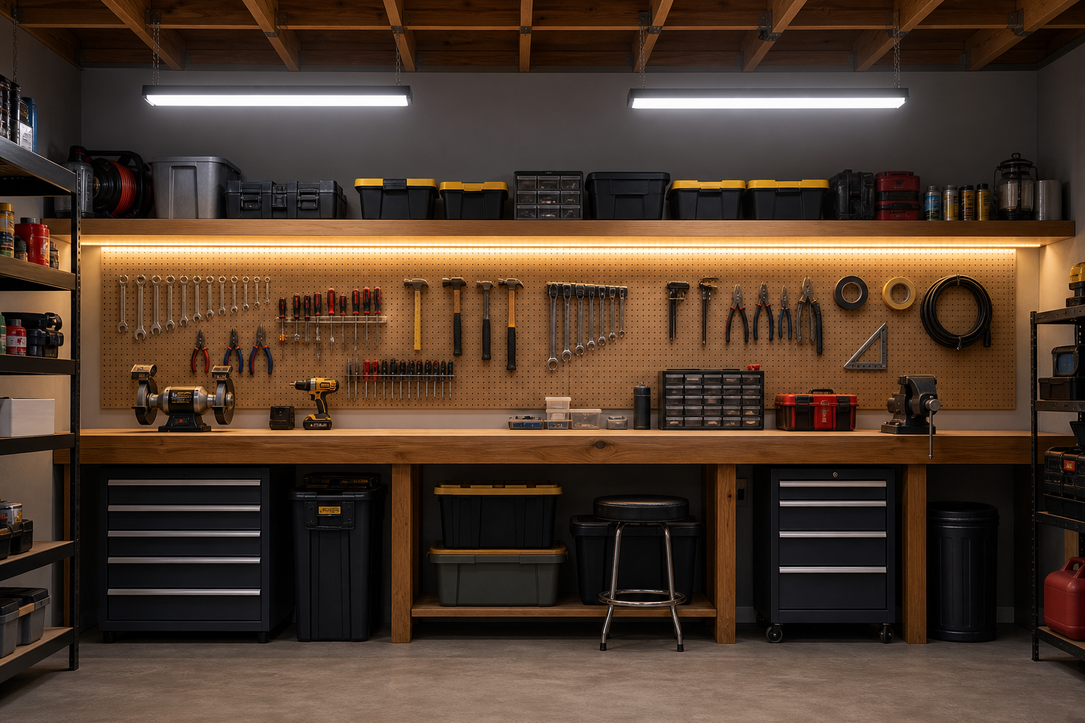 5 Ways to Upgrade Your Garage or Workshop Lighting Without Rewiring Anything