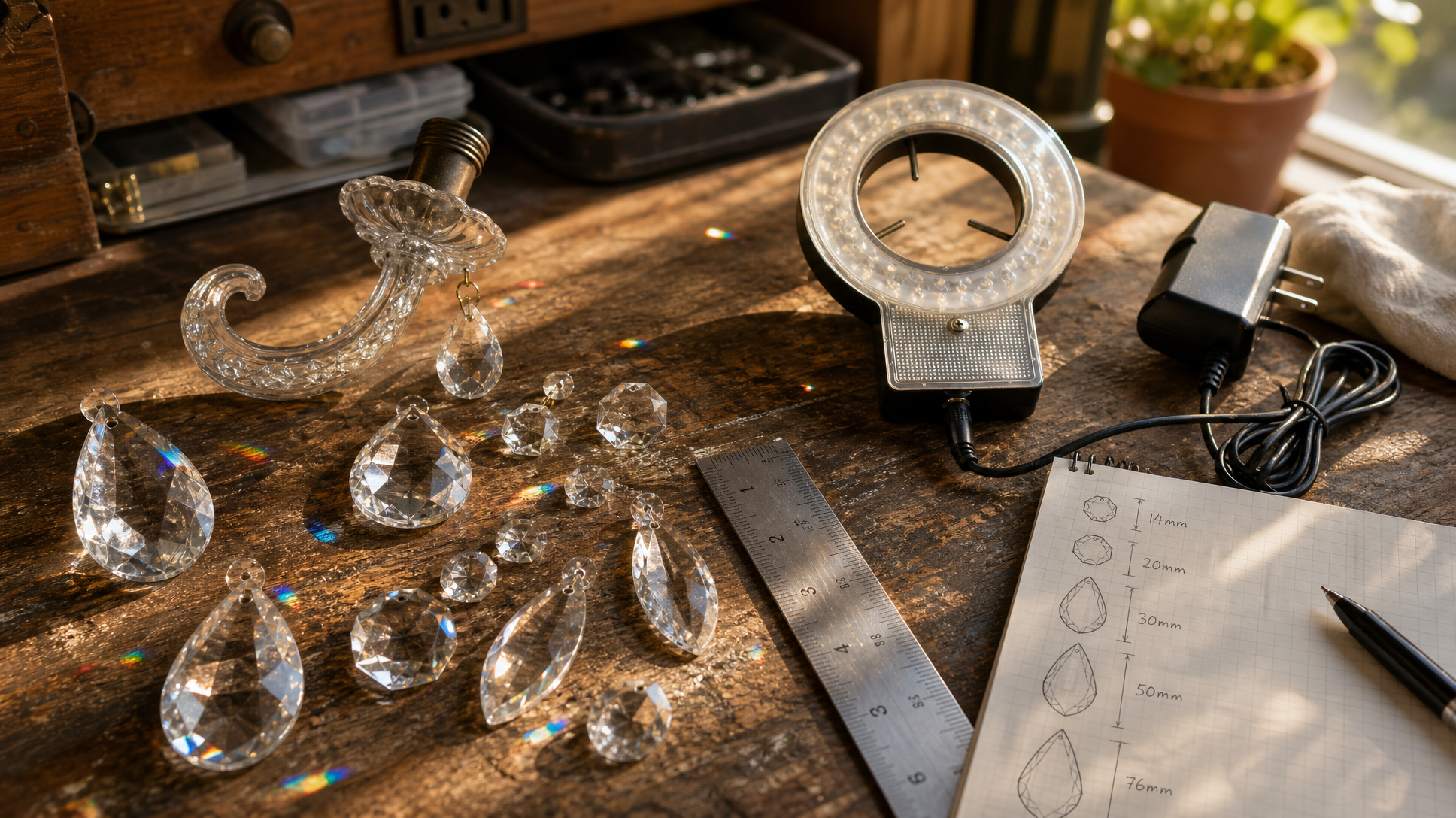 Chandelier Replacement Crystals: How to Tell If You're Ordering the Wrong Size Before It Ships