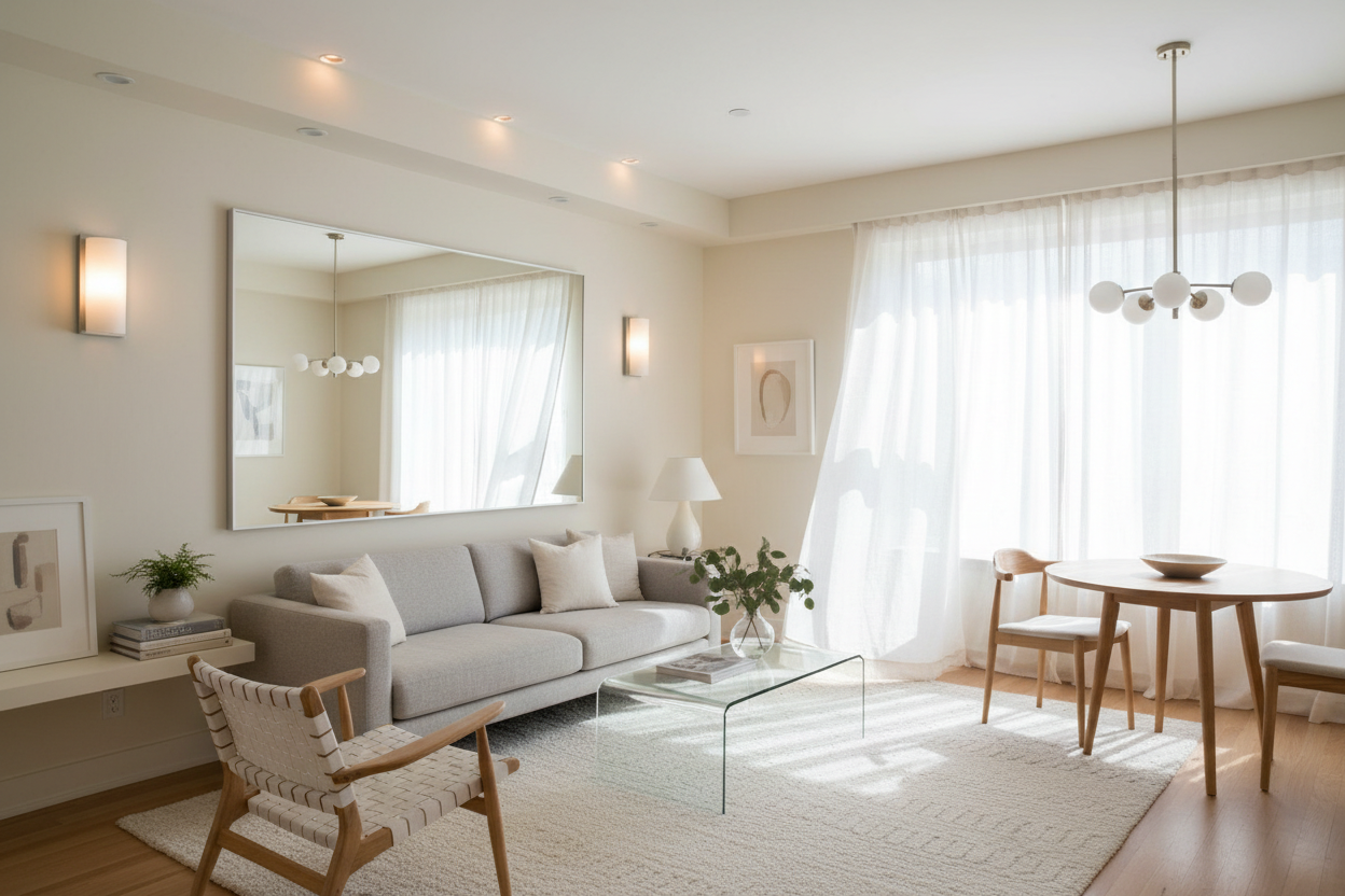 Expert Lighting and Interior Design Tips to Make Small Spaces Feel Larger and Brighter