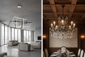 "Modern vs Traditional Chandeliers: A Comprehensive Guide to Lighting Design Trends and Choices"