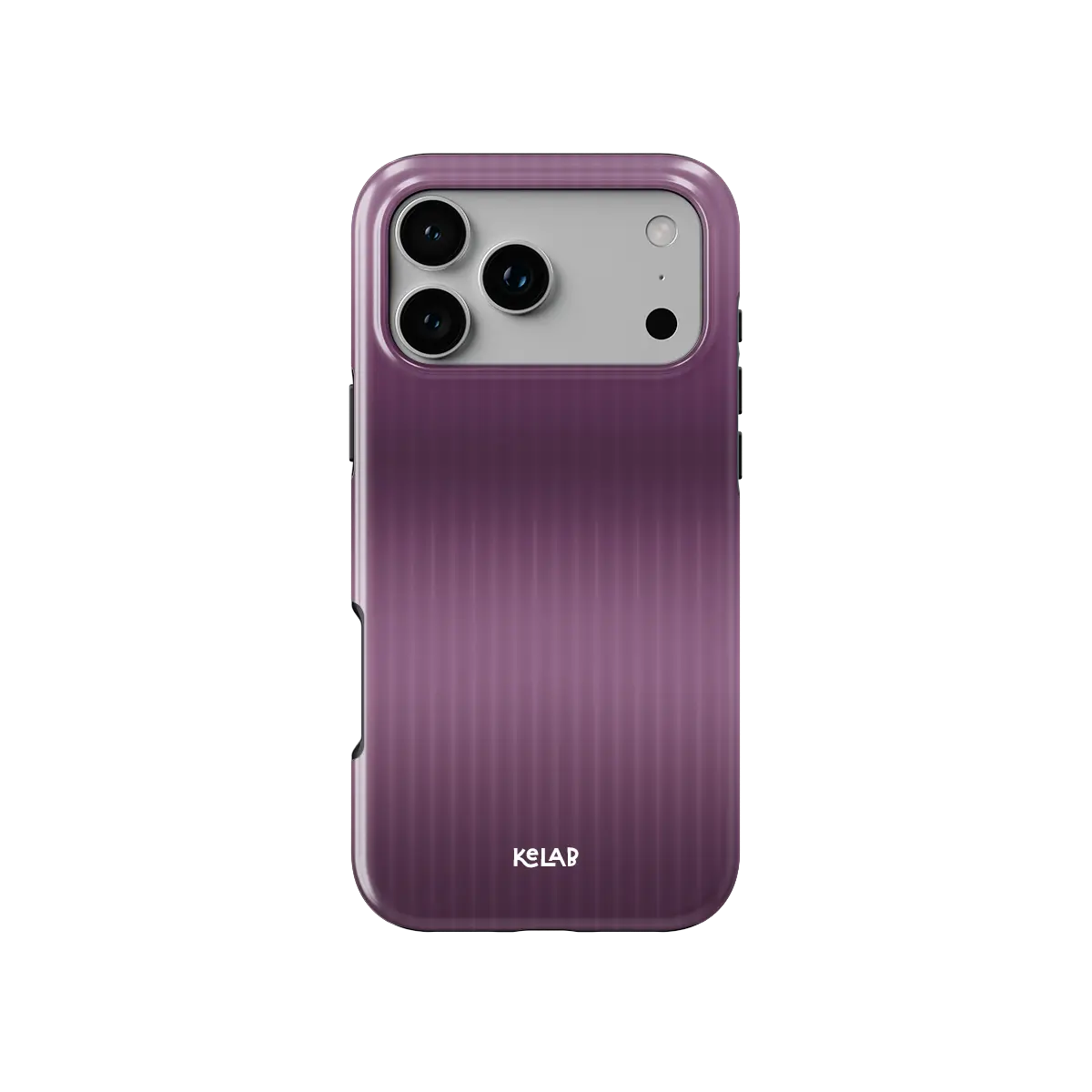 Violet Reverie | Purple Gradient Fluted Glass iPhone Case