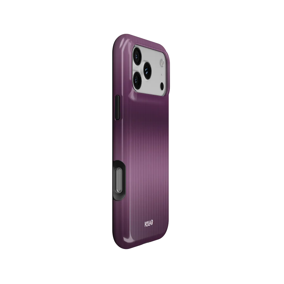 Violet Reverie | Purple Gradient Fluted Glass iPhone Case