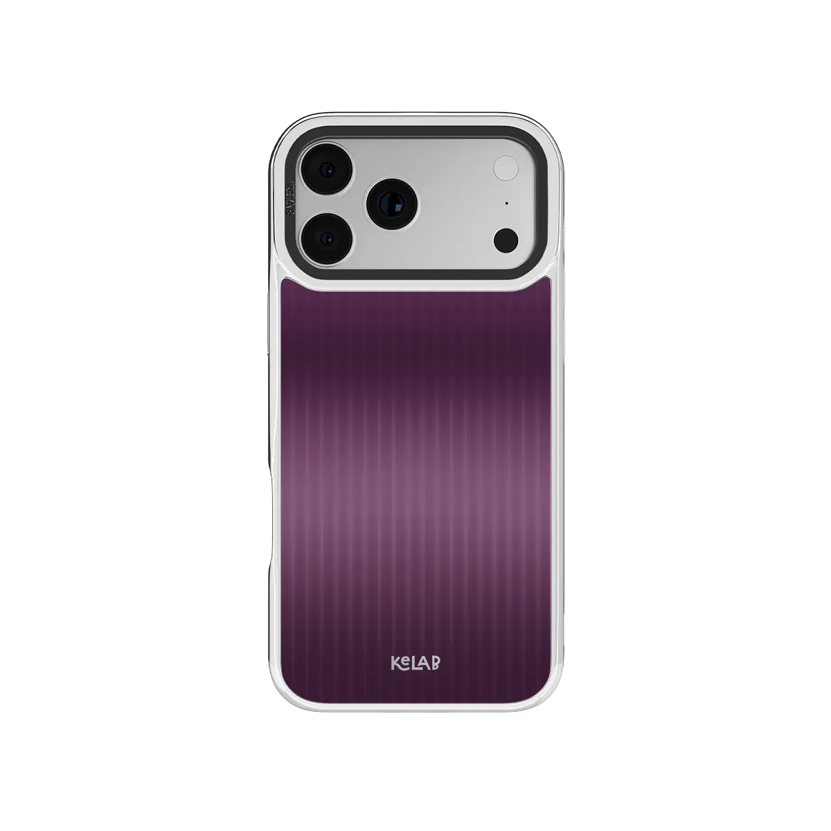 Violet Reverie | Purple Gradient Fluted Glass iPhone Case
