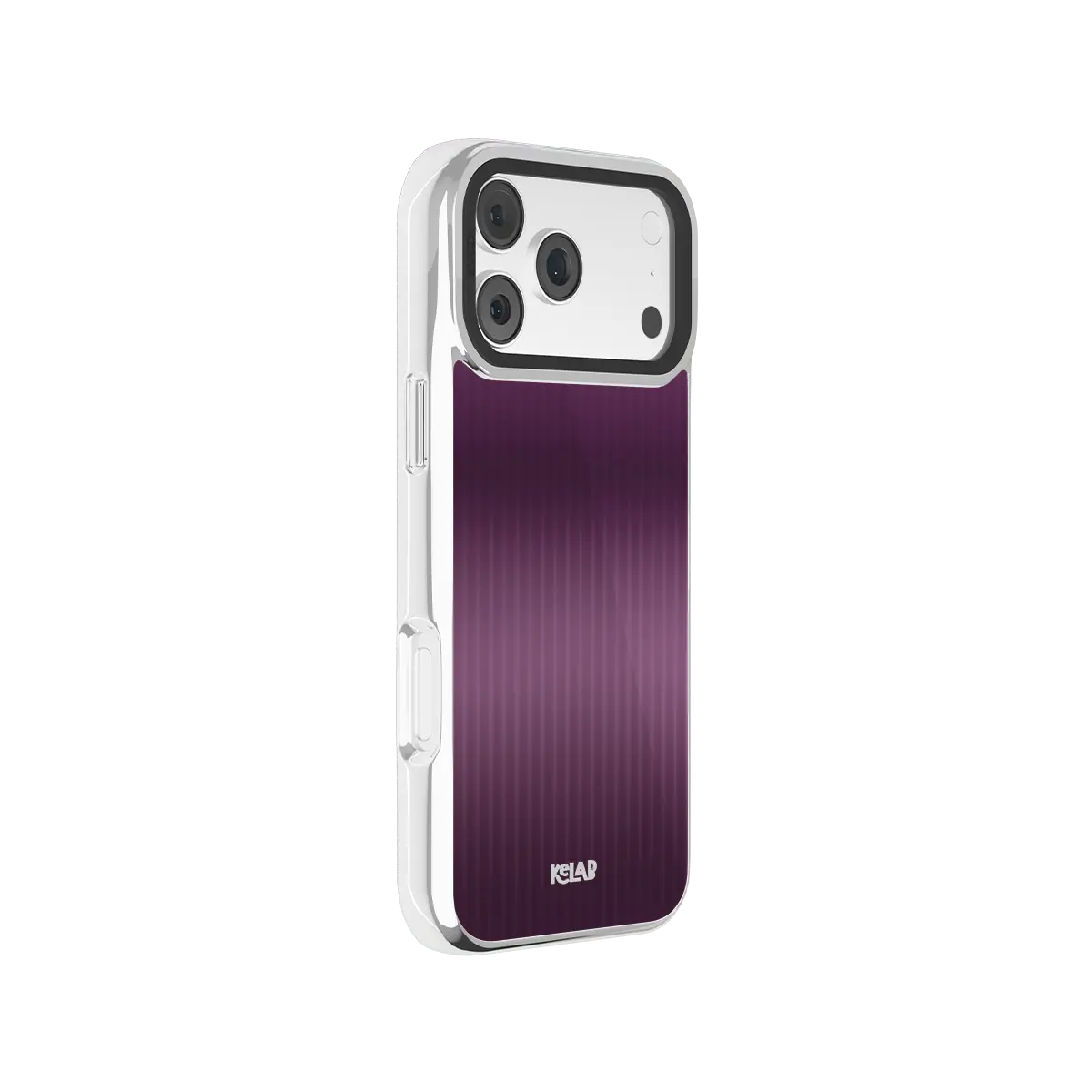 Violet Reverie | Purple Gradient Fluted Glass iPhone Case