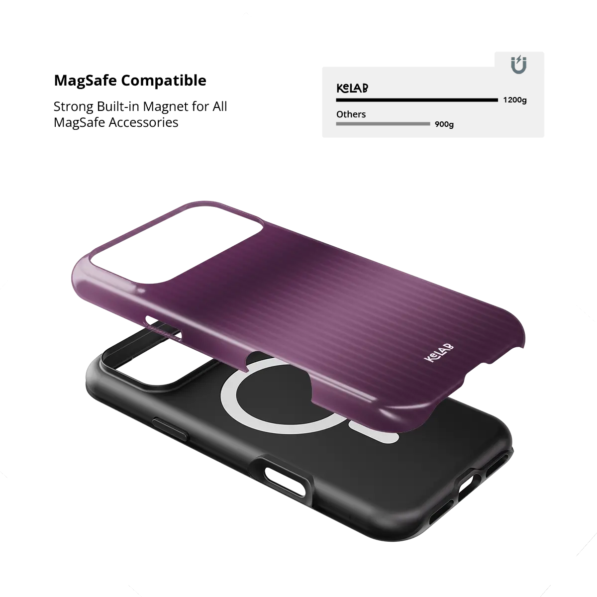 Violet Reverie | Purple Gradient Fluted Glass iPhone Case