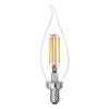 GE Soft White LED Candle Bulbs, 60W Replacement, Clear, 6 Count (Pack of 1), Copper Material