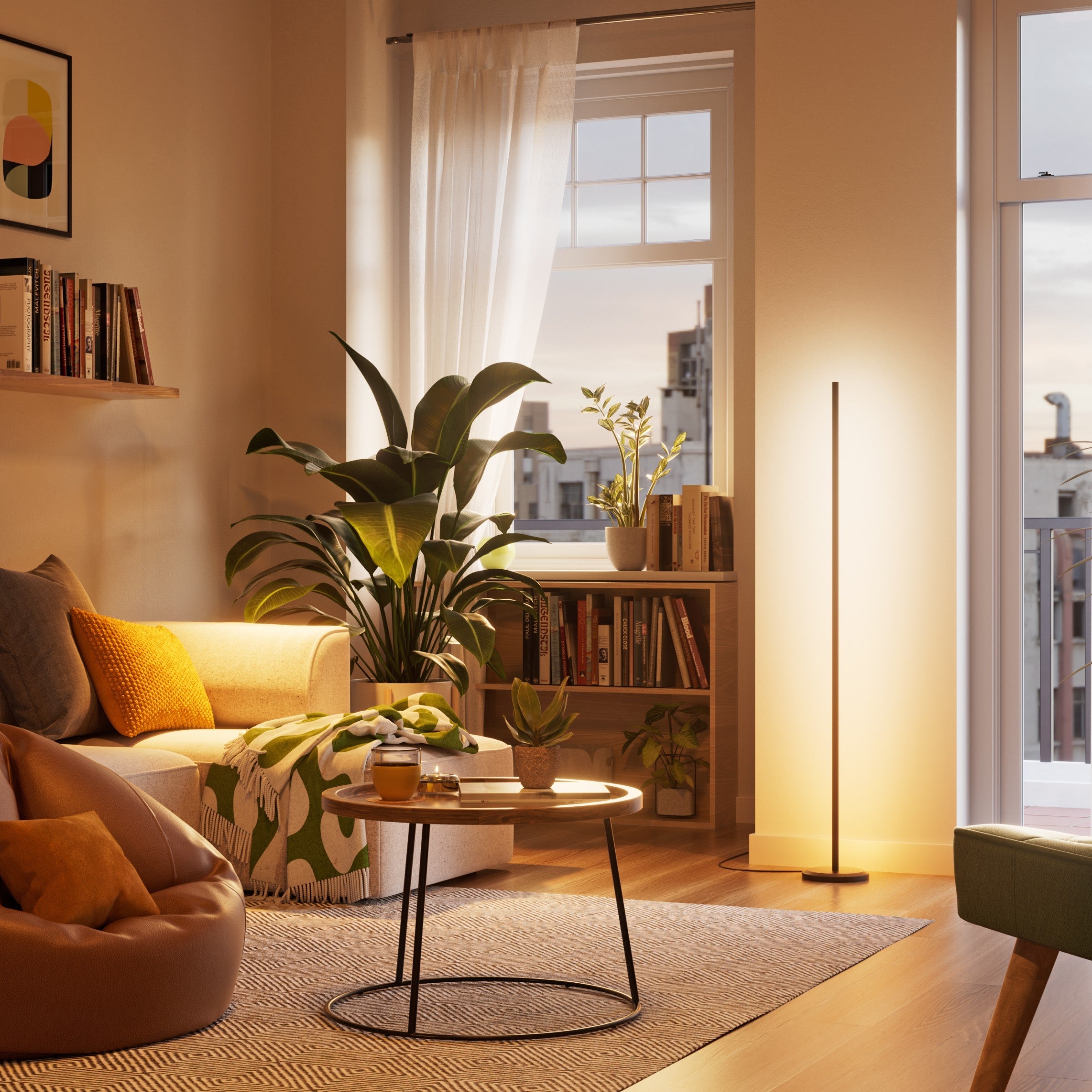 Smart Multicolor Floor Lamp (Black)