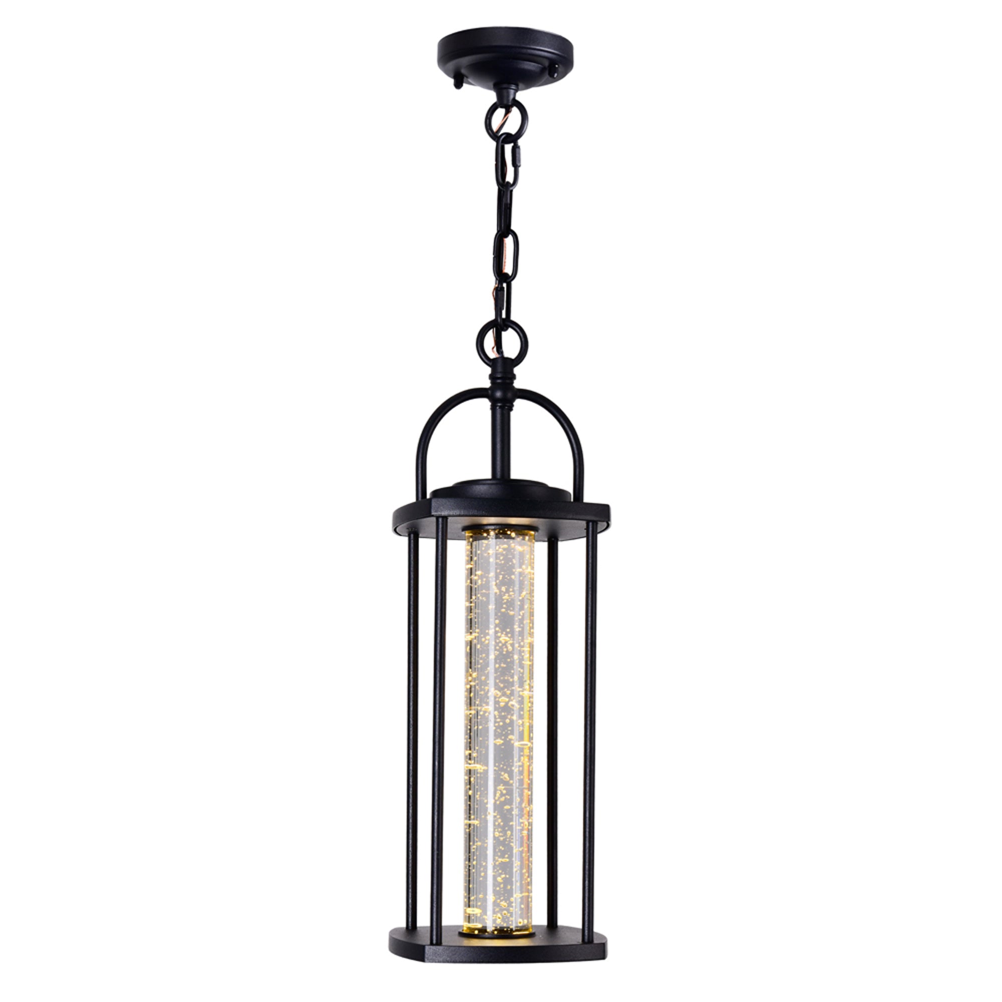 Greenwood LED Outdoor Black Pendant