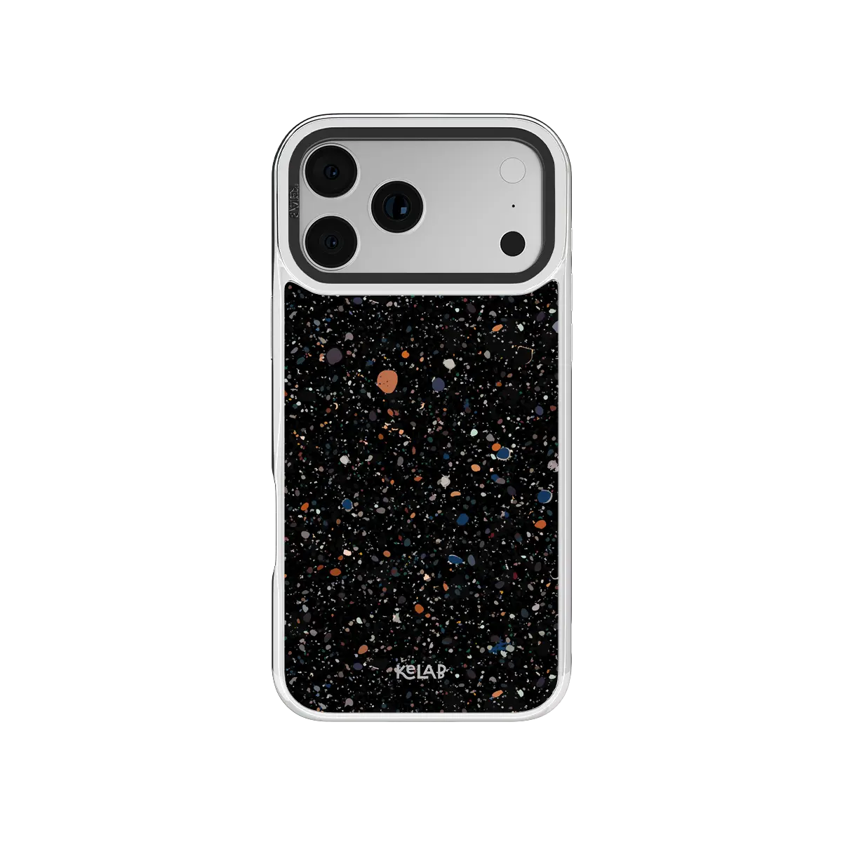 Obsidian Mist | Black Paint Splatter iPhone Case