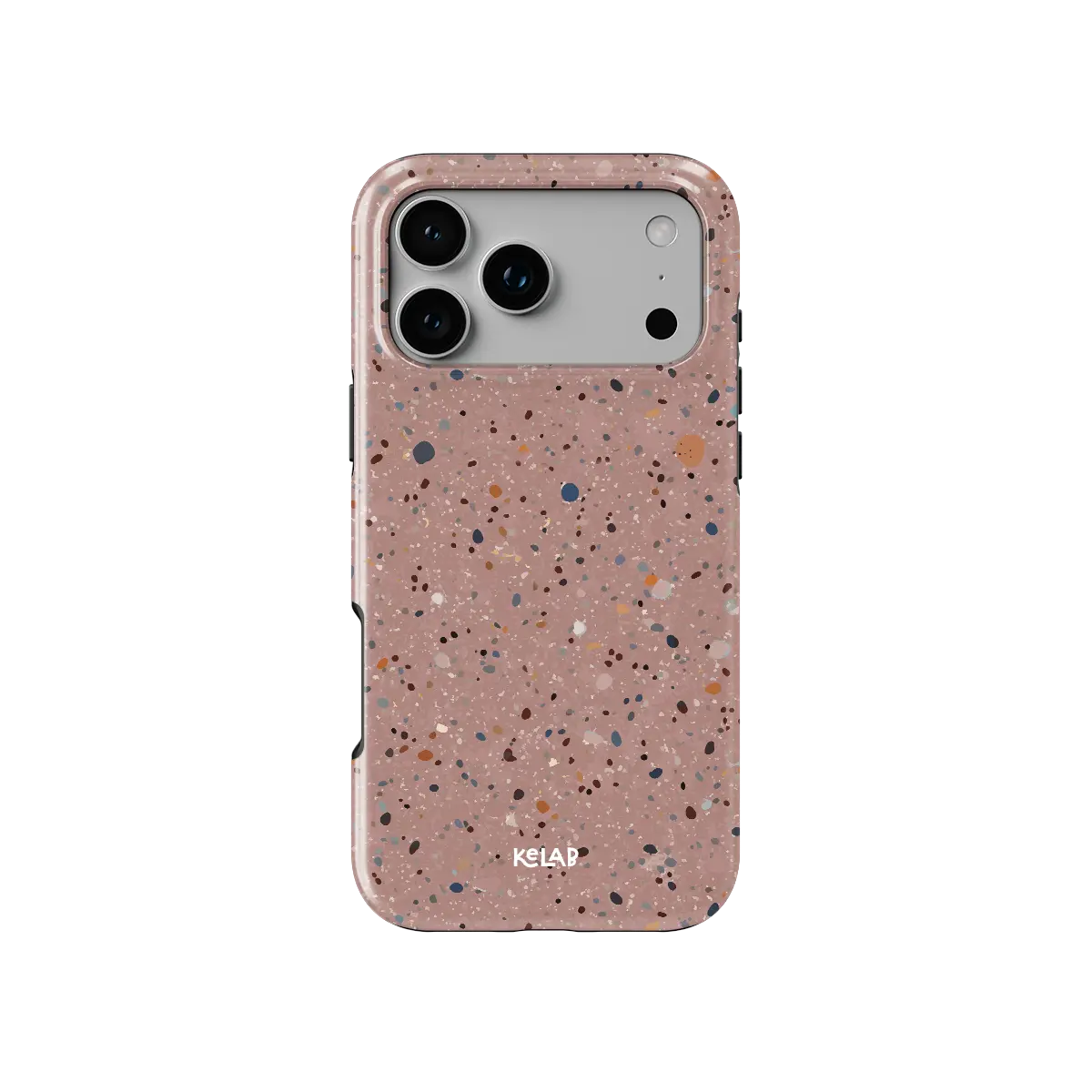 Rose Clay | Pink Paint Splatter iPhone Case