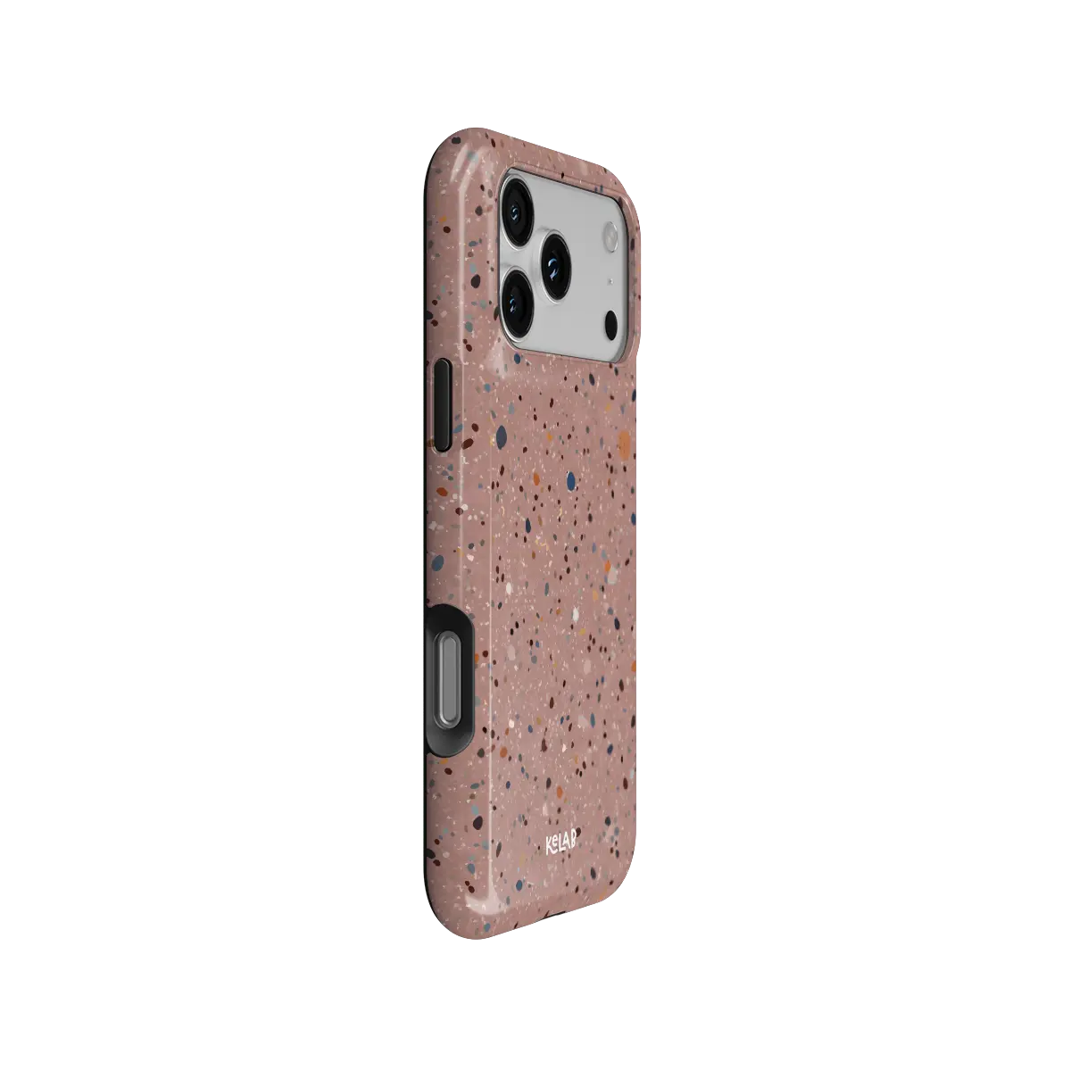 Rose Clay | Pink Paint Splatter iPhone Case