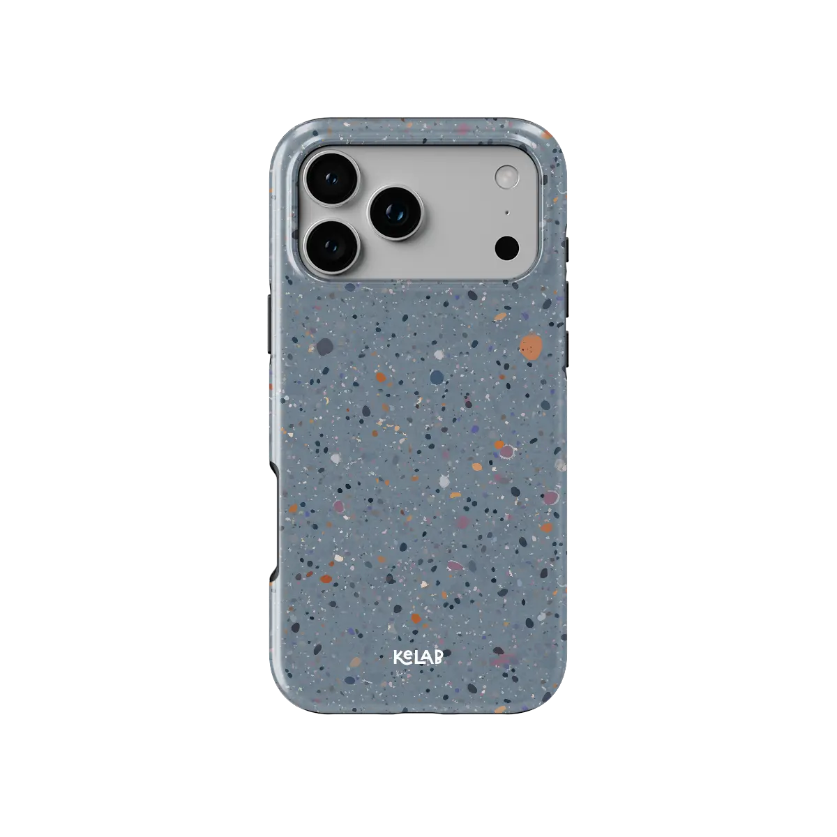 Seaside Drift | Blue Paint Splatter iPhone Case