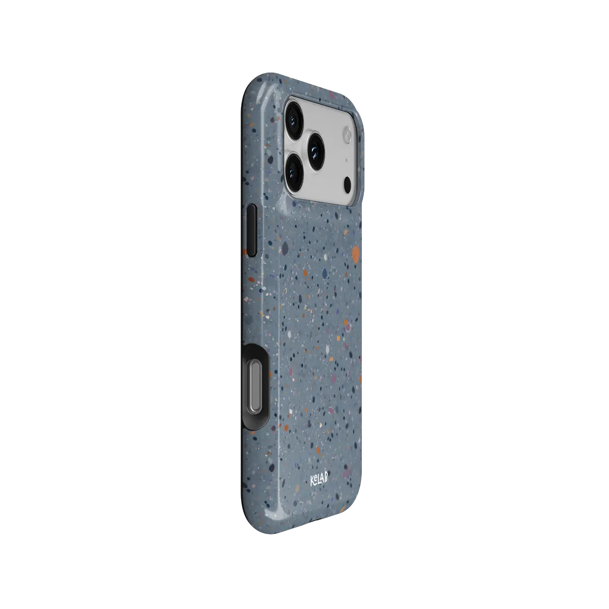 Seaside Drift | Blue Paint Splatter iPhone Case