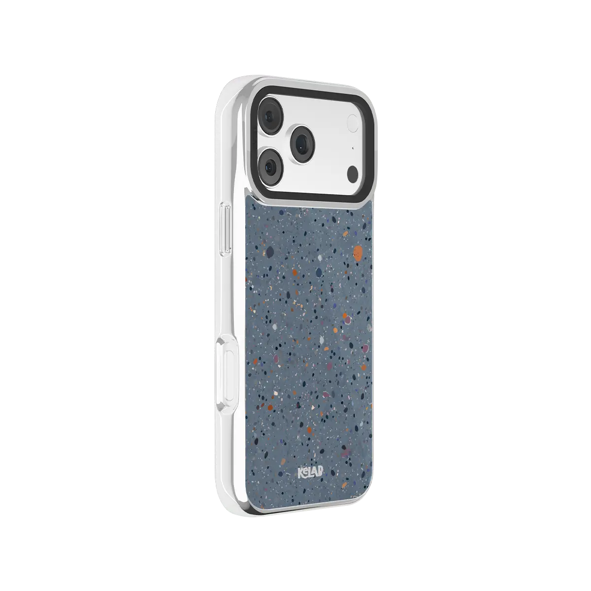 Seaside Drift | Blue Paint Splatter iPhone Case