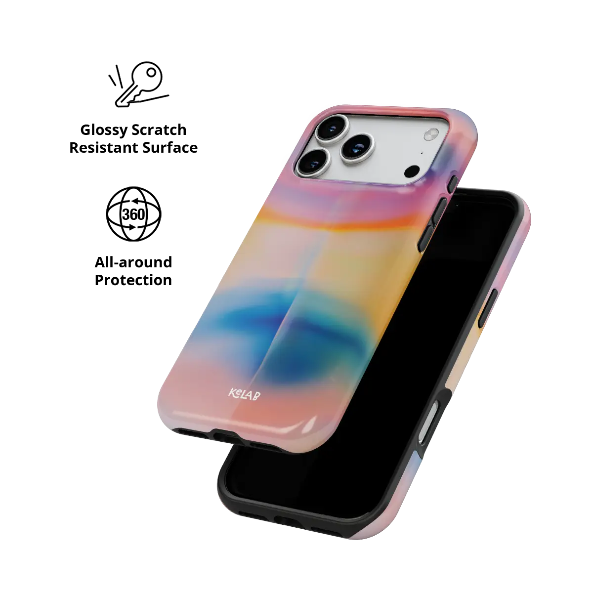 Dream Prism | Pastel Gradient Aura iPhone Case