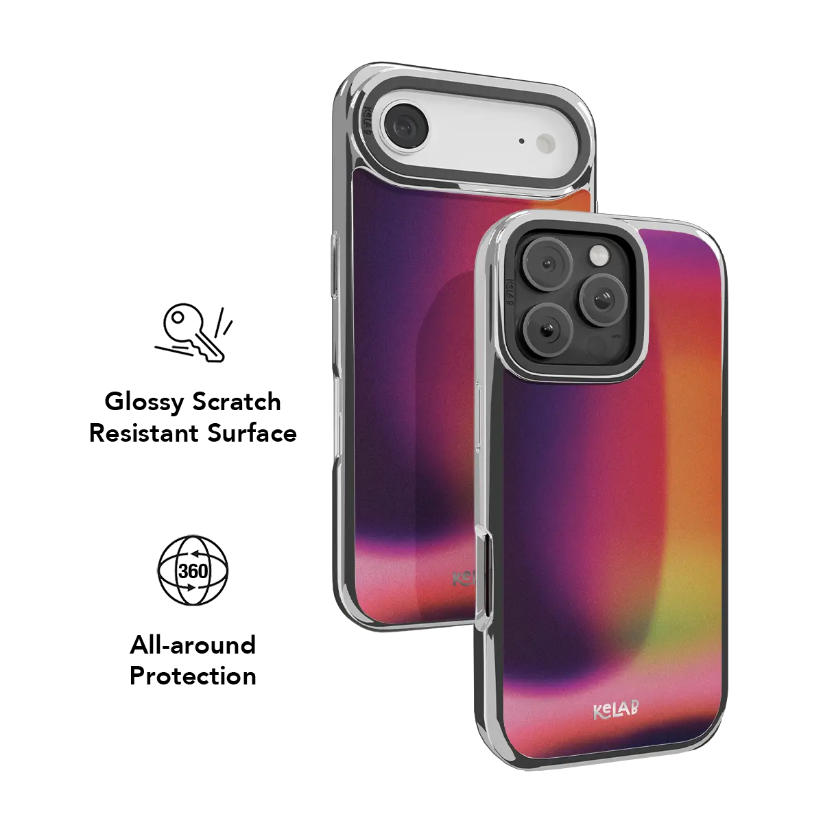 Lucid Ember | Purple Gradient Aura iPhone Case