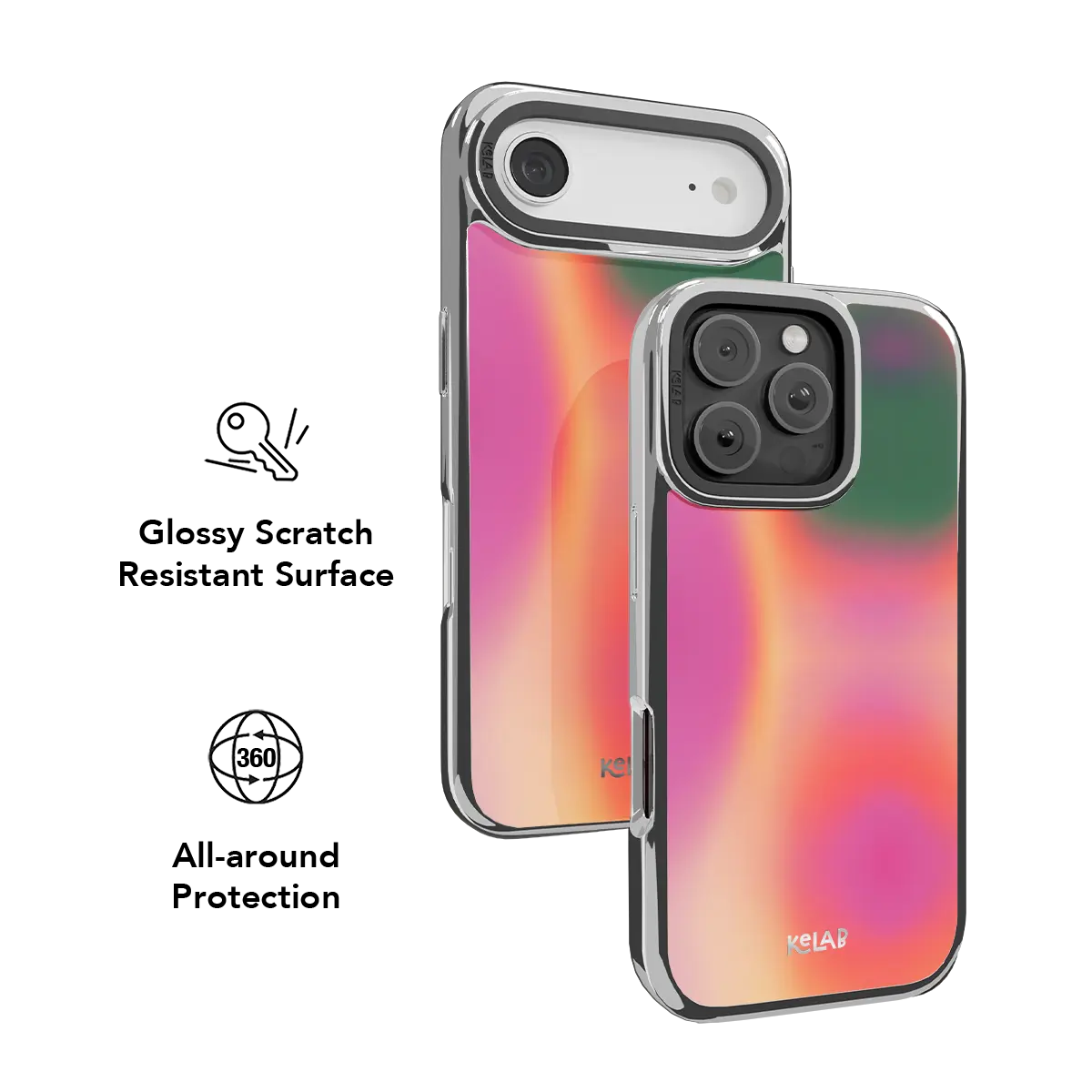Aurora Pop | Colorful Gradient Aura iPhone Case