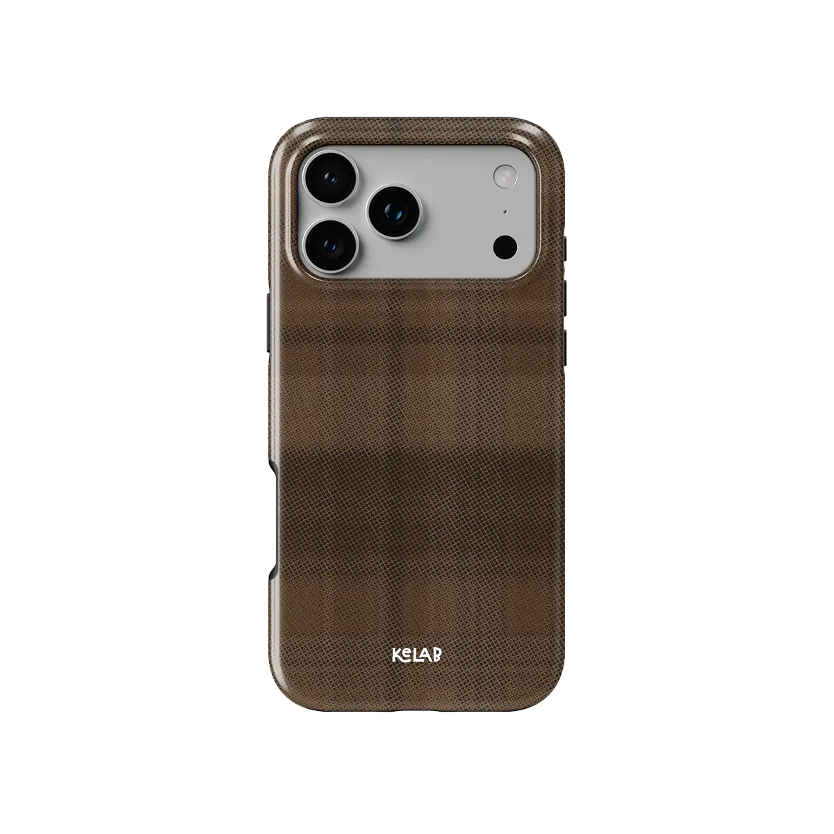 Chestnut | Brown Flannel Plaid iPhone Case