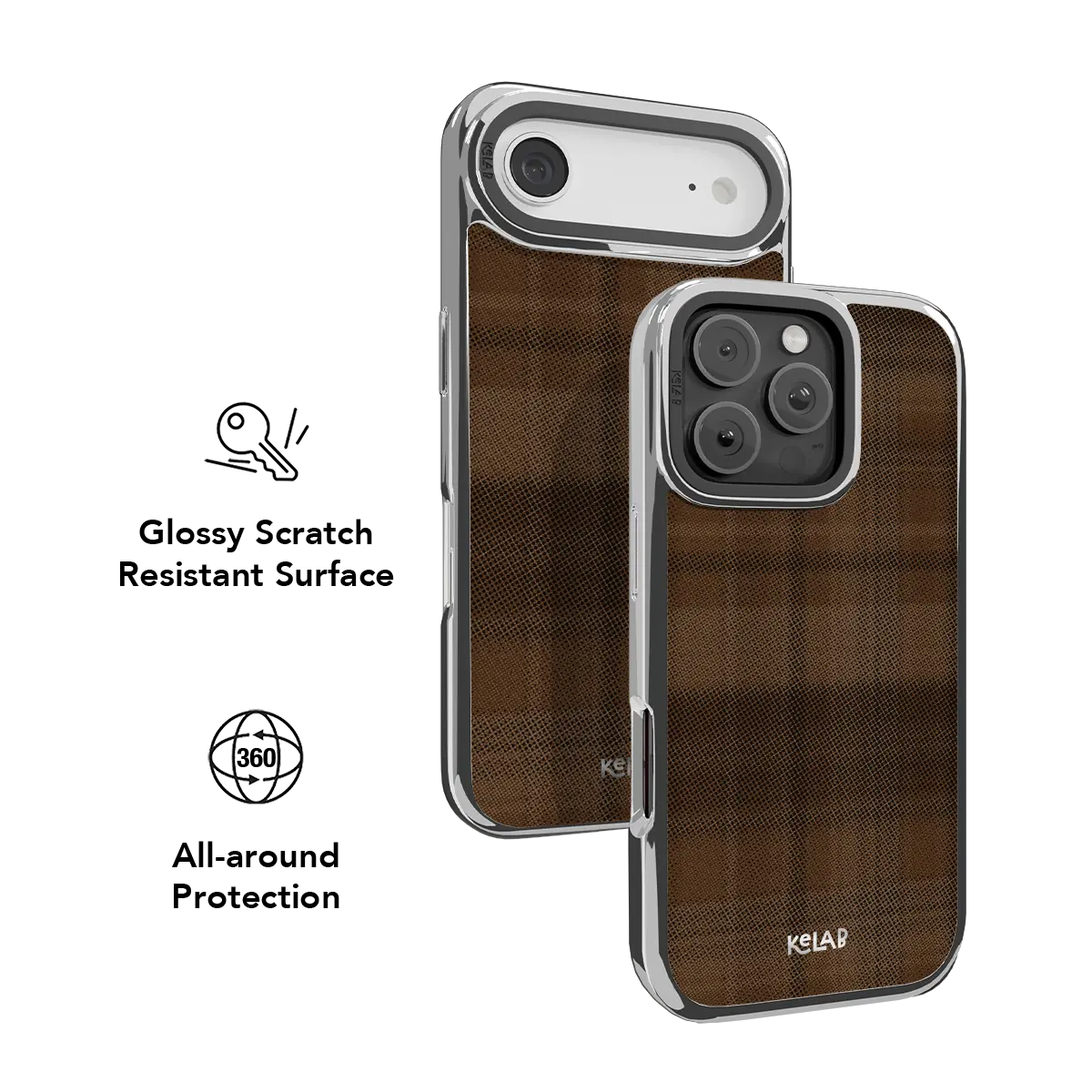 Chestnut | Brown Flannel Plaid iPhone Case