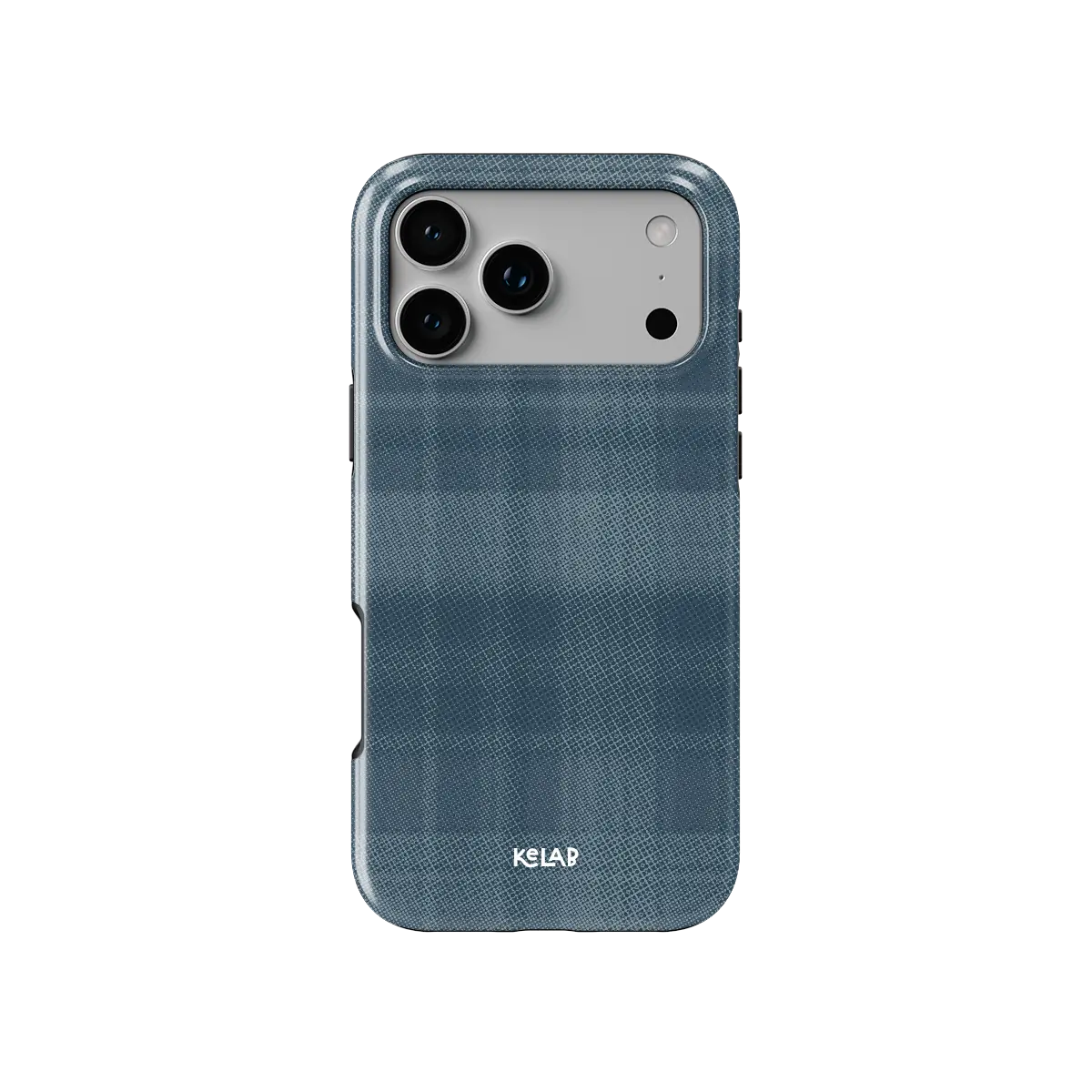 Denim | Blue Flannel Plaid iPhone Case