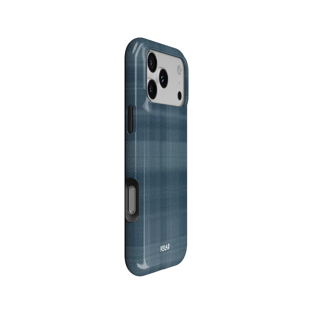 Denim | Blue Flannel Plaid iPhone Case
