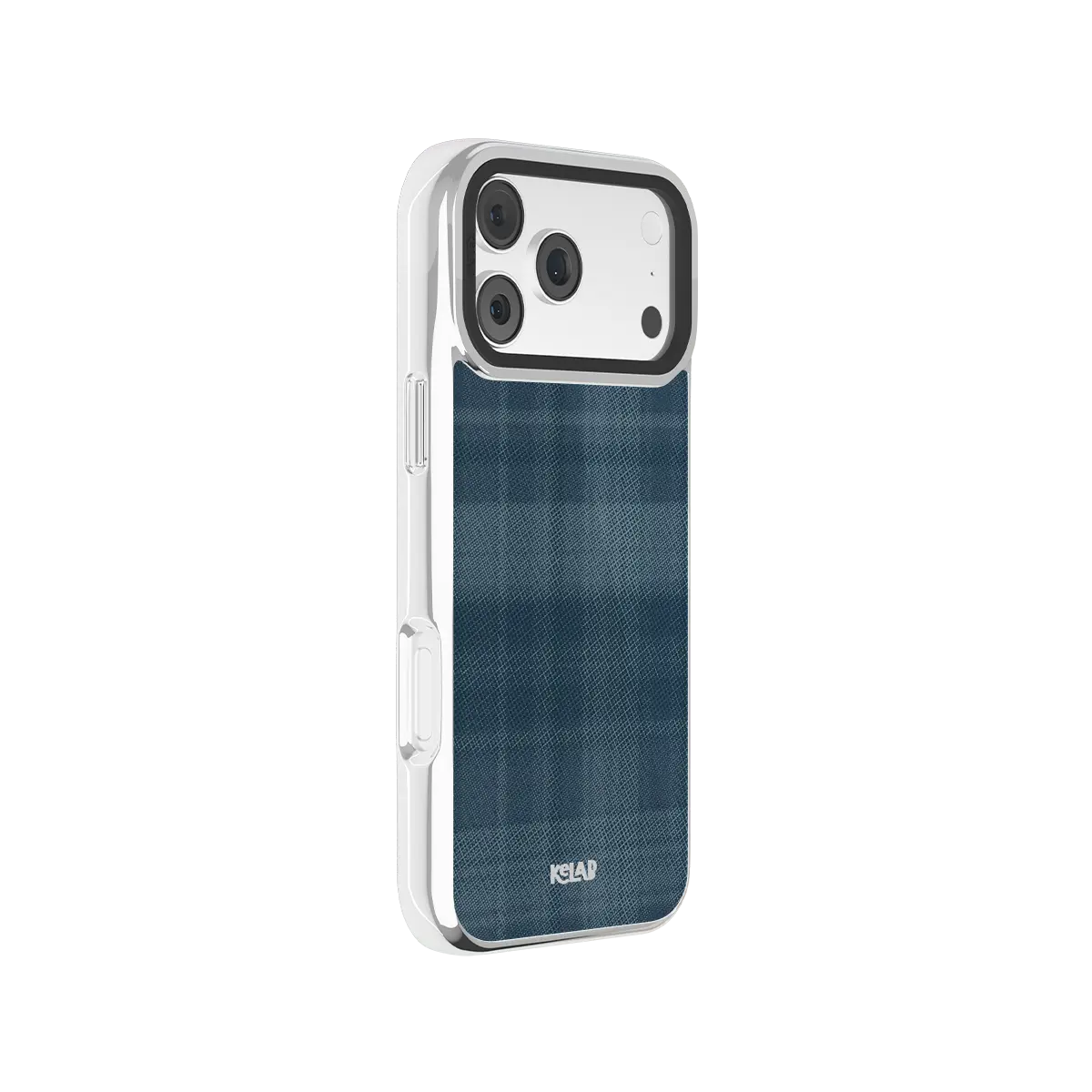 Denim | Blue Flannel Plaid iPhone Case