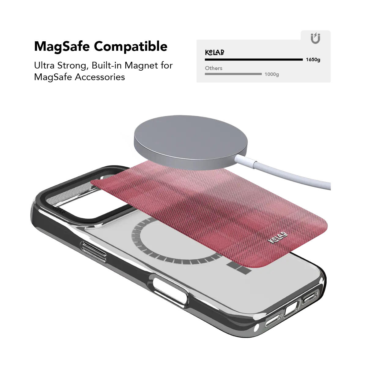 Rosé | Pink Flannel Plaid iPhone Case