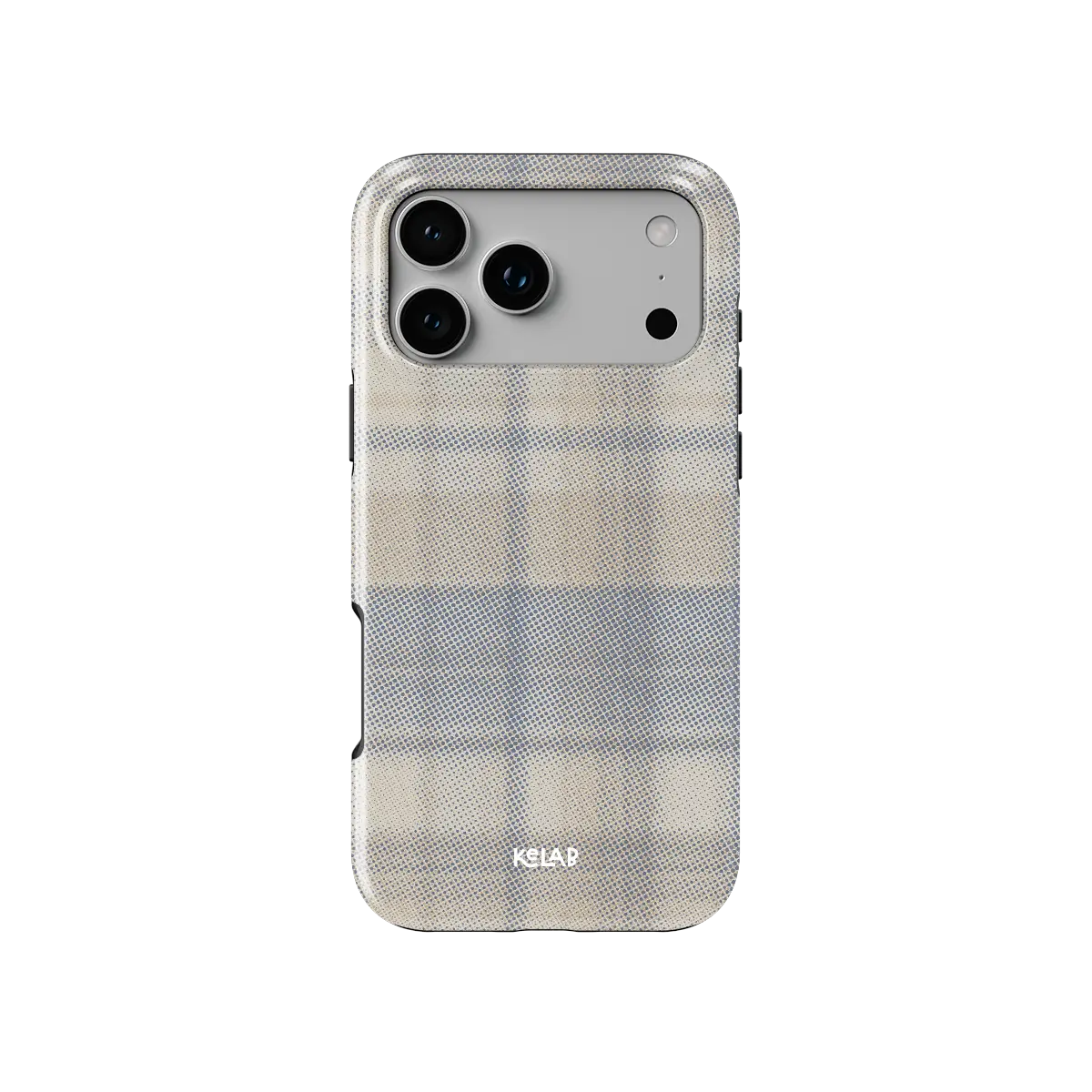 Oatmilk | Beige Flannel Plaid iPhone Case