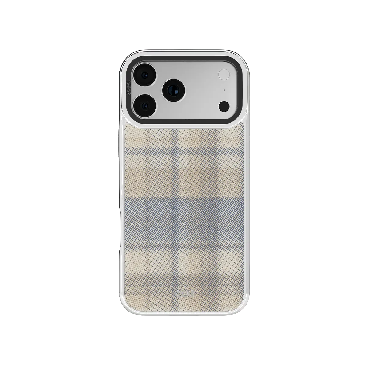 Oatmilk | Beige Flannel Plaid iPhone Case
