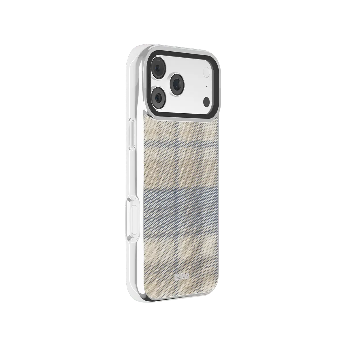 Oatmilk | Beige Flannel Plaid iPhone Case