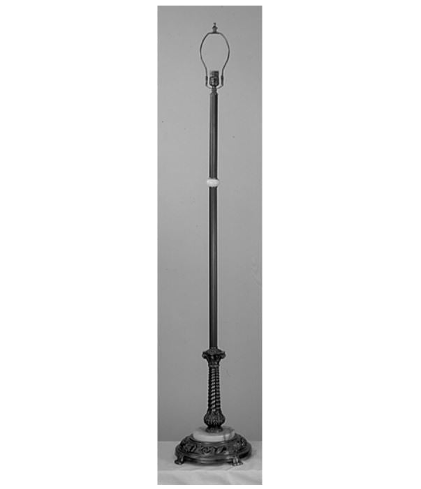 51 inchH FOOTED FLOOR BASE WITH ONXY