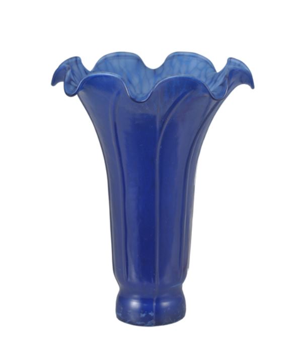 Meyda Tiffany Lighting Fixture, Metal, 4in Width x 6in Height, Blue, Model 10165