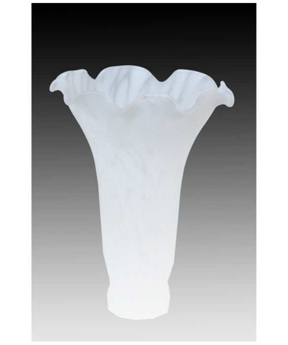 Meyda Tiffany Lighting Fixture, Metal, 4in Width x 6in Height, White, Model 10171