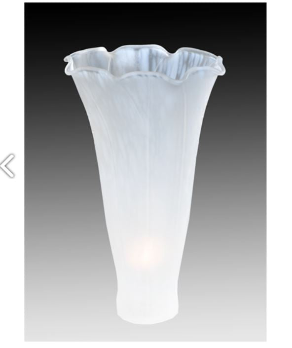 Meyda Tiffany Lighting, Metal, 3in W x 5in H, Model 10199, White