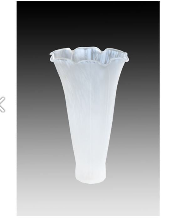 Meyda Tiffany Lighting, Metal, 3in W x 5in H, Model 10199, White