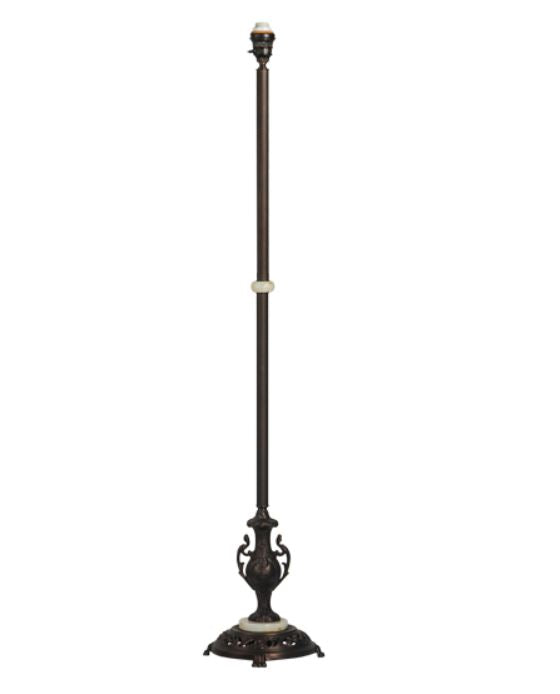 63 inchH Urn Handle Marble Torchiere Floor Base