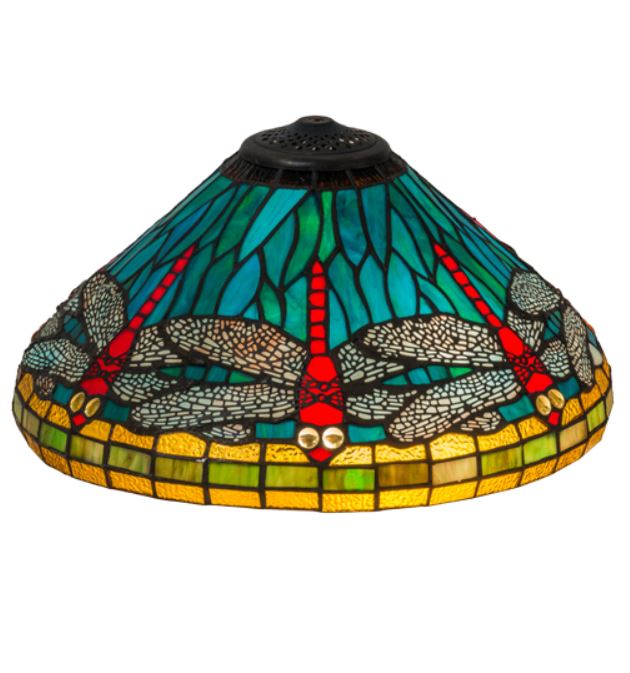 16 inch Wide Tiffany Dragonfly Shade