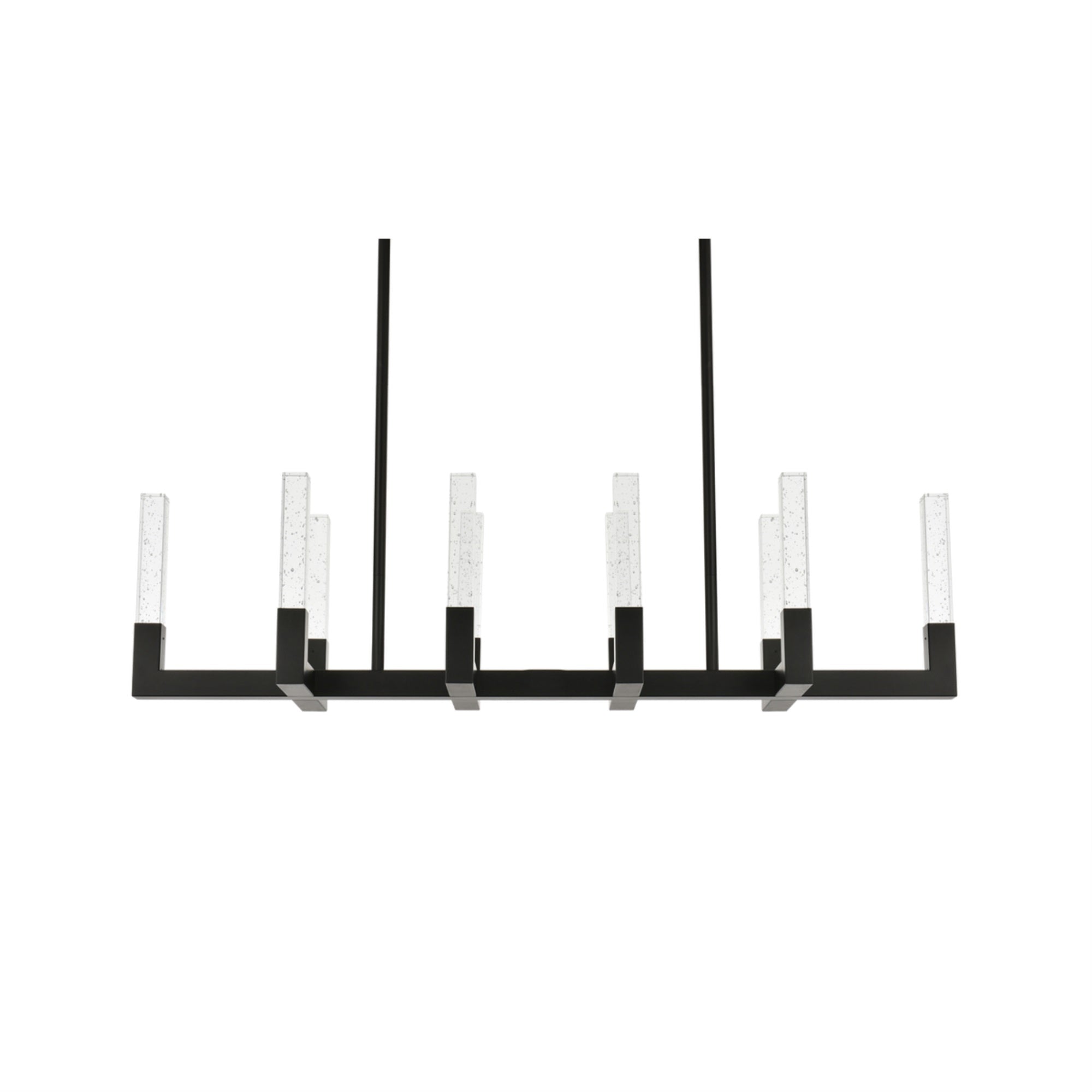 Elegant Lighting Noemi Adjustable LED Pendant Light, 48 inch, Black, Model 1030G48BK