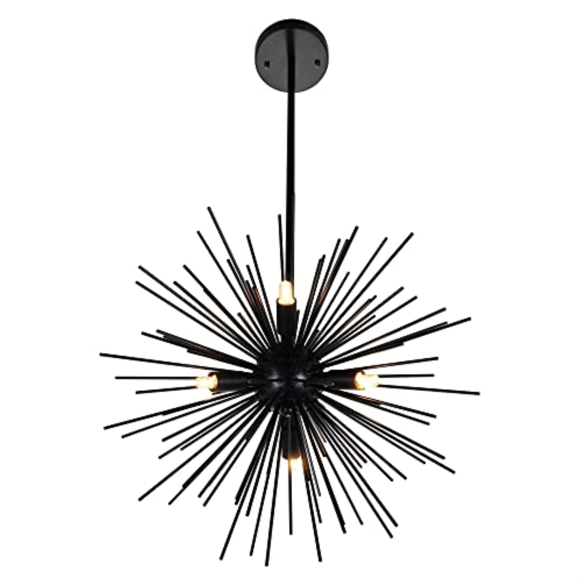 Savannah 6 Light Chandelier With Black Finish