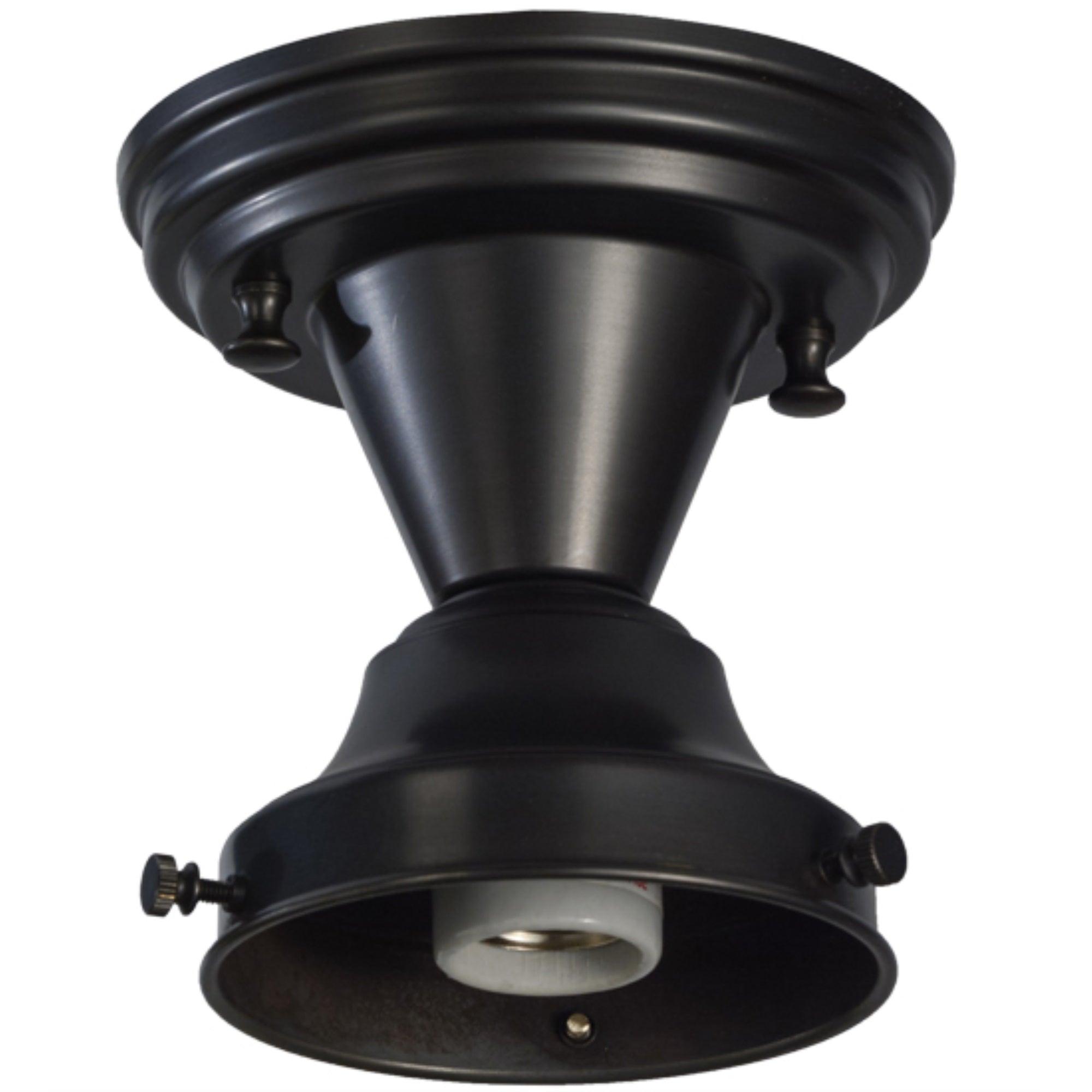 5 inch Wide Revival Schoolhouse SemiFlushmount Hardware