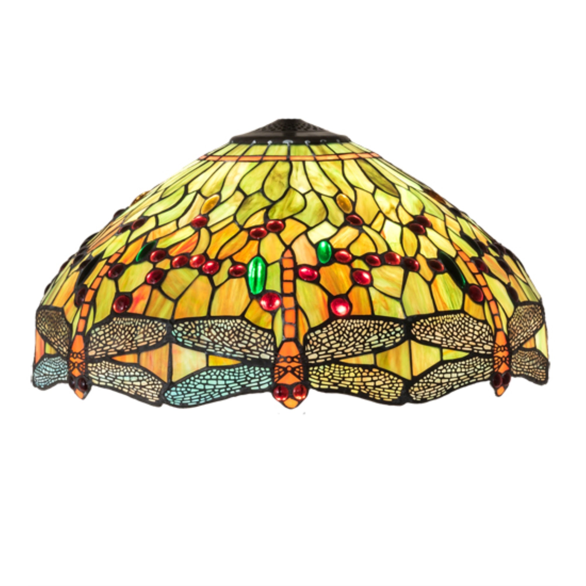 20 inch Wide Tiffany Hanginghead Dragonfly Shade