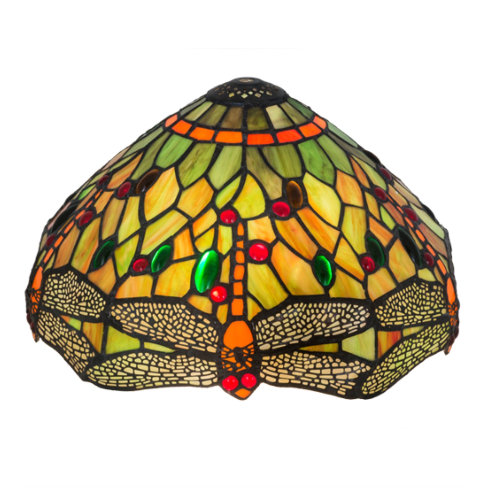 12 inch Wide Tiffany Hanginghead Dragonfly Shade