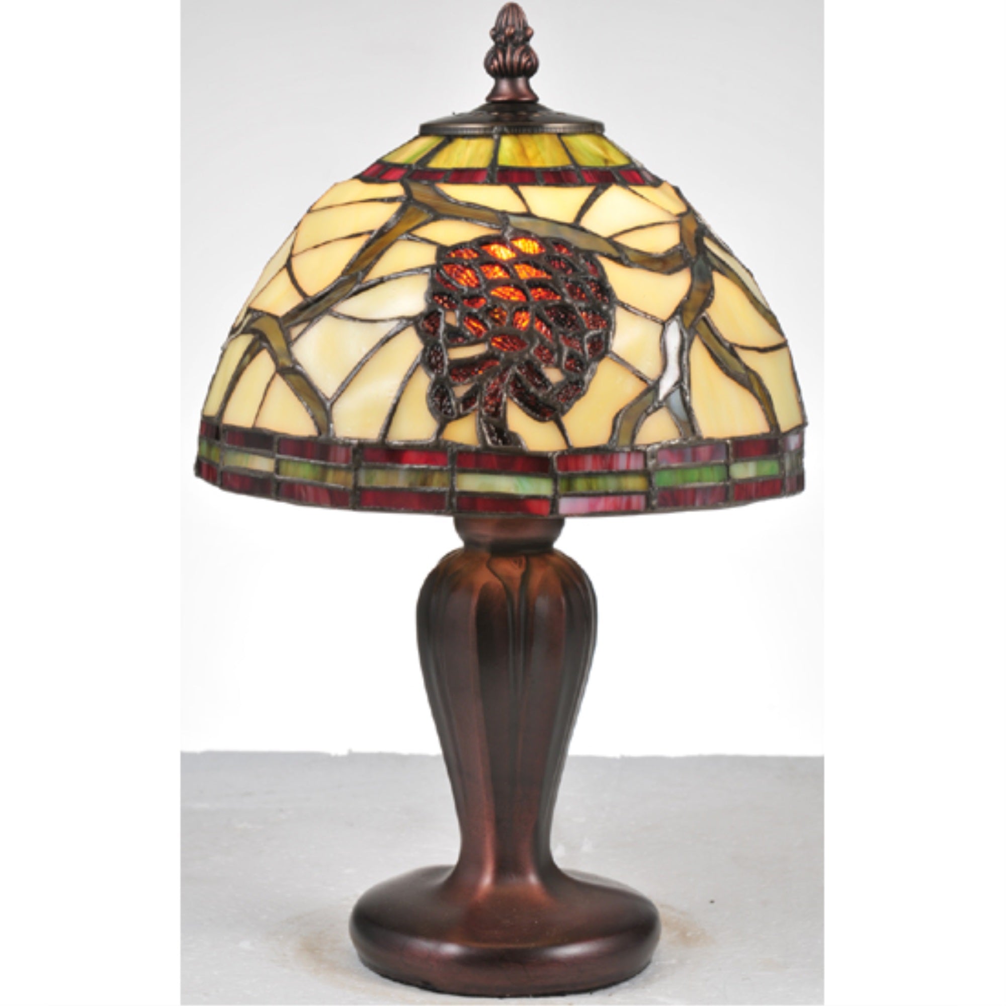 13 inch High Pinecone Mini Lamp