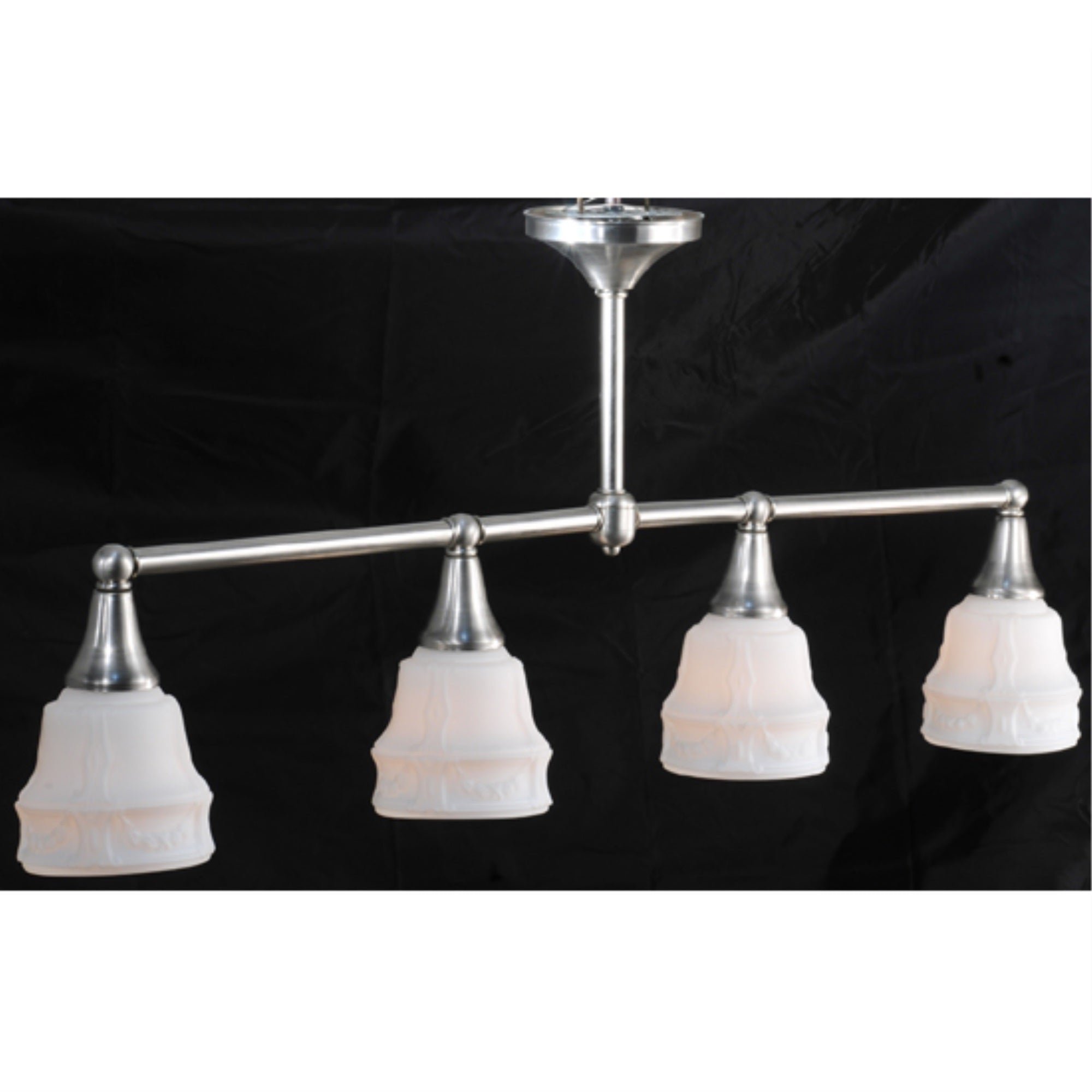 37.5 inchL Revival Oyster Bay Garland 4 LT SemiFlushmount