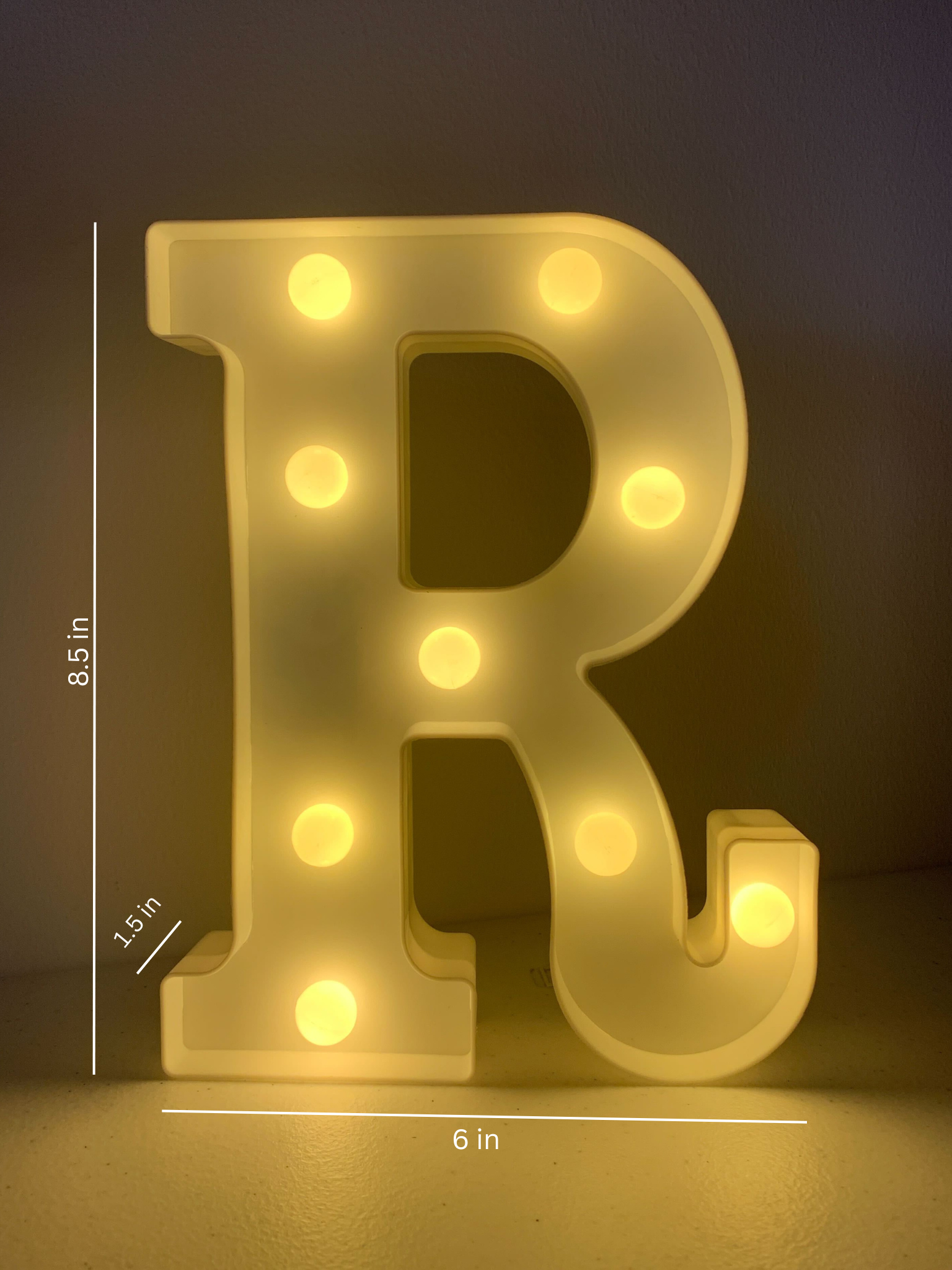 Letter Light | R